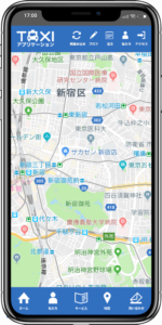 タクシー配車アプリ